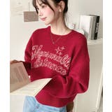 ラインロゴジャガードニットプルオーバー | moment+ | 詳細画像34 