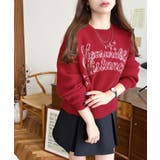 ラインロゴジャガードニットプルオーバー | moment+ | 詳細画像37 