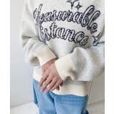 ラインロゴジャガードニットプルオーバー | moment+ | 詳細画像8 