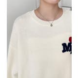 ハートワンポイントロゴニットプルオーバー | moment+ | 詳細画像8