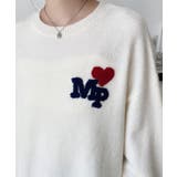 ハートワンポイントロゴニットプルオーバー | moment+ | 詳細画像9