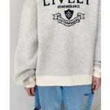 エンブレムロゴジャガードニットプルオーバー | moment+ | 詳細画像10 