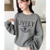 エンブレムロゴジャガードニットプルオーバー | moment+ | 詳細画像13 