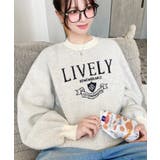 アイボリー | エンブレムロゴジャガードニットプルオーバー | moment+