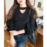 ホルターカットアウトシャギーニットプルオーバー | moment+ | 詳細画像16 