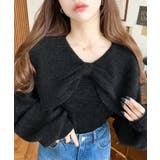 ケープリボンシャギーニットプルオーバー | moment+ | 詳細画像15 