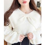 ケープリボンシャギーニットプルオーバー | moment+ | 詳細画像2 