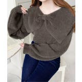 ケープリボンシャギーニットプルオーバー | moment+ | 詳細画像21 