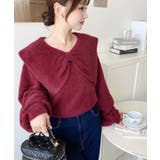 ケープリボンシャギーニットプルオーバー | moment+ | 詳細画像25 