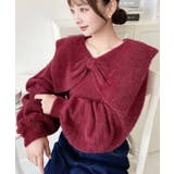 ケープリボンシャギーニットプルオーバー | moment+ | 詳細画像28 