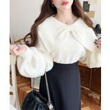 ケープリボンシャギーニットプルオーバー | moment+ | 詳細画像3 