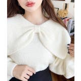 ケープリボンシャギーニットプルオーバー | moment+ | 詳細画像4 