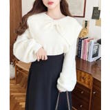 ケープリボンシャギーニットプルオーバー | moment+ | 詳細画像5 