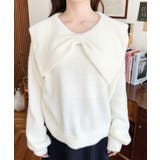 ケープリボンシャギーニットプルオーバー | moment+ | 詳細画像6 