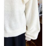 ケープリボンシャギーニットプルオーバー | moment+ | 詳細画像9 