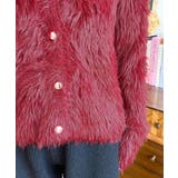 金ボタンロングフェザーショート丈ニットカーディガン | moment+ | 詳細画像30 