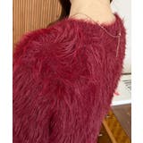 金ボタンロングフェザーショート丈ニットカーディガン | moment+ | 詳細画像31 