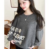 サガラ刺繍ロゴニットプルオーバー | moment+ | 詳細画像13 