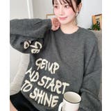 サガラ刺繍ロゴニットプルオーバー | moment+ | 詳細画像19 