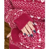 ノルディック柄ダブルジャガードハーフジップポロニットプルオーバー | moment+ | 詳細画像24 