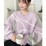 ニュアンスハートジャガードニットプルオーバー | moment+ | 詳細画像11 