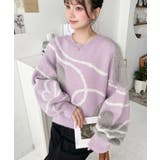 ニュアンスハートジャガードニットプルオーバー | moment+ | 詳細画像13 