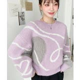 ニュアンスハートジャガードニットプルオーバー | moment+ | 詳細画像14 