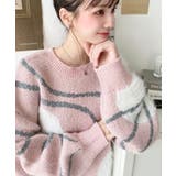 ニュアンスハートジャガードニットプルオーバー | moment+ | 詳細画像19 