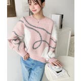 ニュアンスハートジャガードニットプルオーバー | moment+ | 詳細画像20 