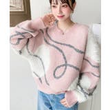 ニュアンスハートジャガードニットプルオーバー | moment+ | 詳細画像21 