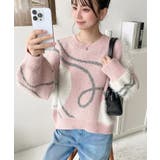 ニュアンスハートジャガードニットプルオーバー | moment+ | 詳細画像22 