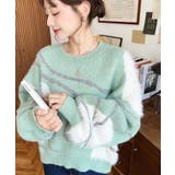 ニュアンスハートジャガードニットプルオーバー | moment+ | 詳細画像6 