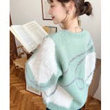 ニュアンスハートジャガードニットプルオーバー | moment+ | 詳細画像9 