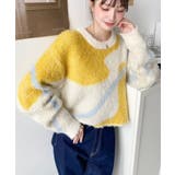 ニュアンスライン柄ジャガードニットプルオーバー | moment+ | 詳細画像11 