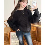 ケーブルニットプルオーバー | moment+ | 詳細画像10 