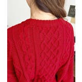 ケーブルニットプルオーバー | moment+ | 詳細画像28 