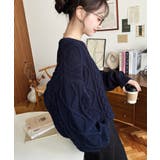 ケーブルニットプルオーバー | moment+ | 詳細画像31 