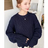 ケーブルニットプルオーバー | moment+ | 詳細画像34 