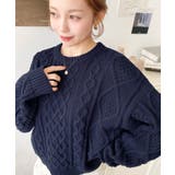 ケーブルニットプルオーバー | moment+ | 詳細画像35 