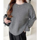 モヘアライクベーシックニットプルオーバー | moment+ | 詳細画像11