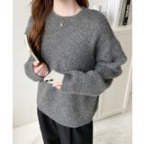 モヘアライクベーシックニットプルオーバー | moment+ | 詳細画像13