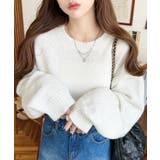 モヘアライクベーシックニットプルオーバー | moment+ | 詳細画像2