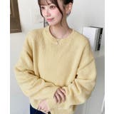 モヘアライクベーシックニットプルオーバー | moment+ | 詳細画像21