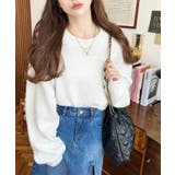 モヘアライクベーシックニットプルオーバー | moment+ | 詳細画像3