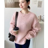 モヘアライクベーシックニットプルオーバー | moment+ | 詳細画像35