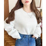 モヘアライクベーシックニットプルオーバー | moment+ | 詳細画像4