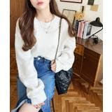 モヘアライクベーシックニットプルオーバー | moment+ | 詳細画像5