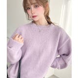 ＼13色展開♪／モヘアライクベーシックニットプルオーバー | moment+ | 詳細画像53 