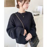 モヘアライクベーシックニットプルオーバー | moment+ | 詳細画像6