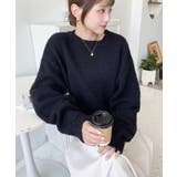 モヘアライクベーシックニットプルオーバー | moment+ | 詳細画像9